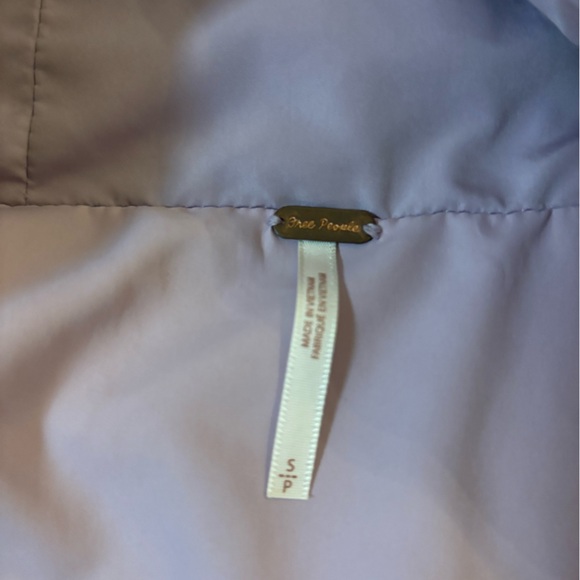 FREE PEOPLE purple puffer jacket. - Picture 5 of 5